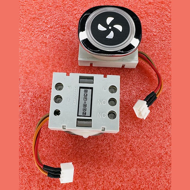 Кнопочный модуль ВЕНТИЛЯТОР разъем Arkel F6.LENS BUT-SAN ЩЛЗ